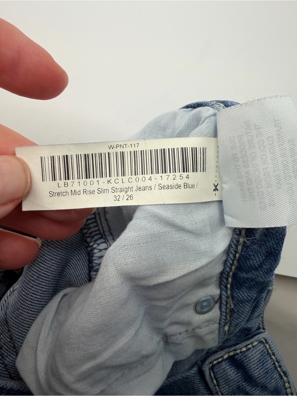 Quince Light Blue Cropped Straight Jeans - Picture 7 of 10